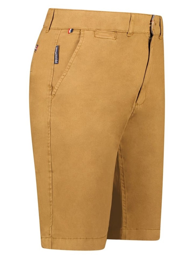 Geographical Norway Bermudy w kolorze jasnobrązowym rozmiar: S