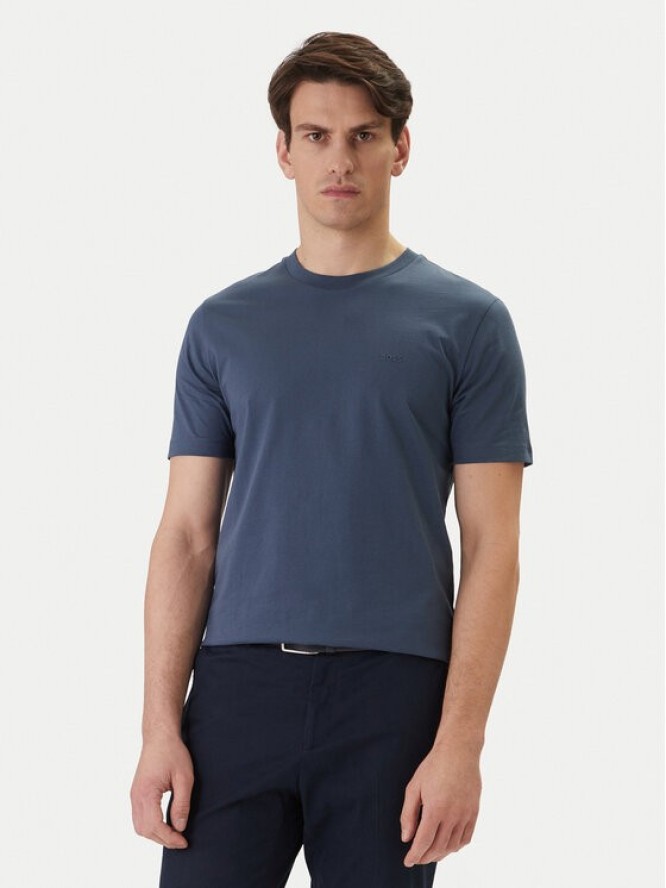BOSS T-Shirt Thompson 01 50468347 Niebieski Regular Fit