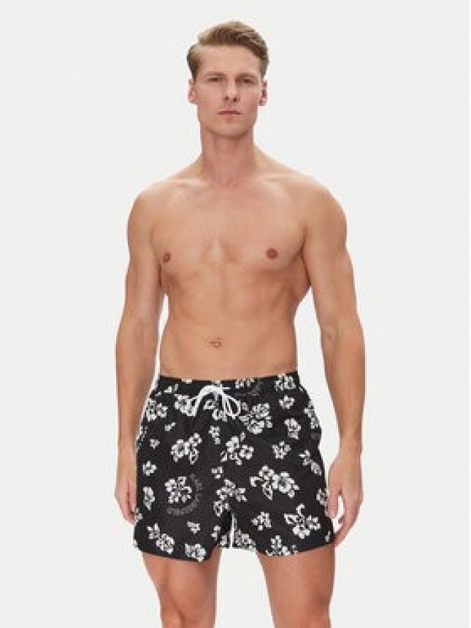 KARL LAGERFELD Szorty kąpielowe A2M46035 Czarny Regular Fit