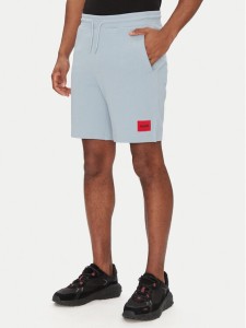 HUGO Szorty sportowe Diz222 50466196 Błękitny Regular Fit