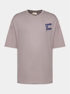 Outhorn T-Shirt OTHAW23TTSHM0857 Fioletowy Regular Fit