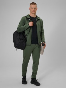 4F Spodnie treningowe szybkoschnące męskie - khaki M