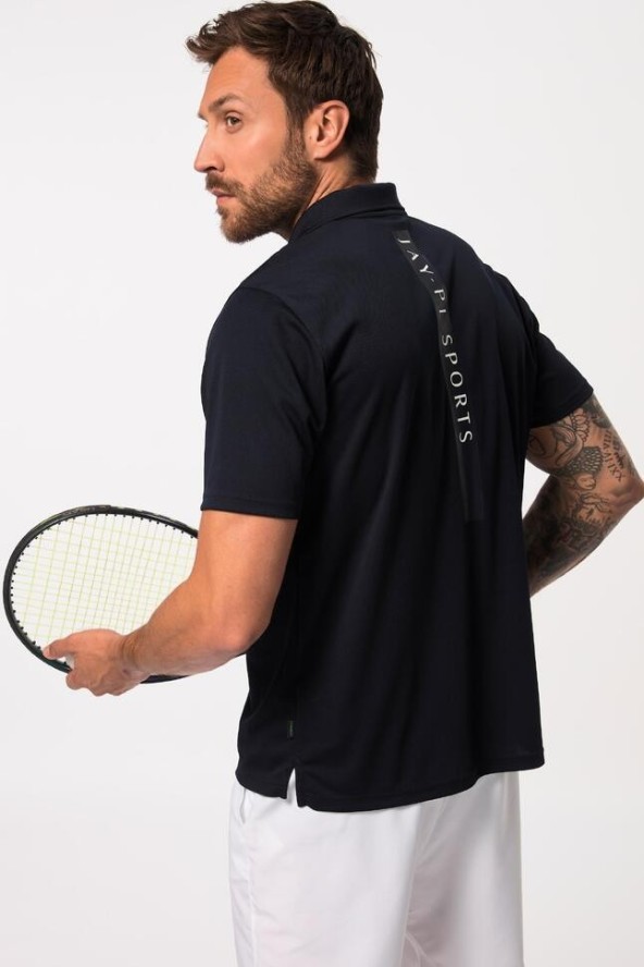 Męska Koszulka polo FLEXNAMIC® tenis rękaw 1/2 QuickDry nadruki