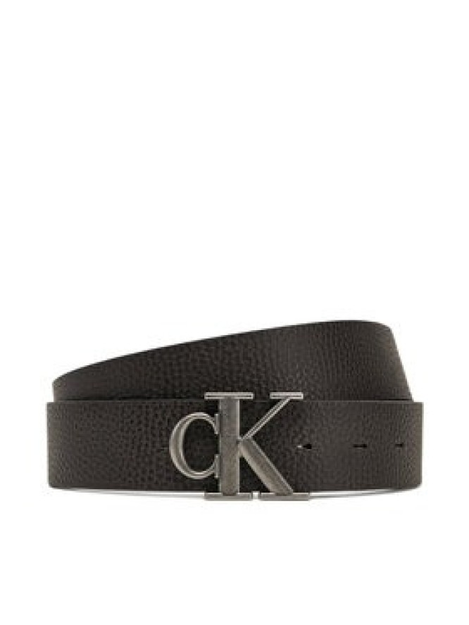 Calvin Klein Jeans Pasek Męski Monogram Plaque 35mm Rev/Adj LV04G7002G Czarny