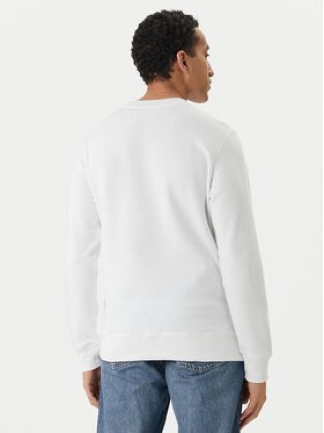 Calvin Klein Jeans Bluza Embroidered Logo J30J314536 Biały Regular Fit