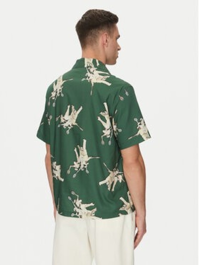 Lacoste Koszula CH0113 Zielony Relaxed Fit
