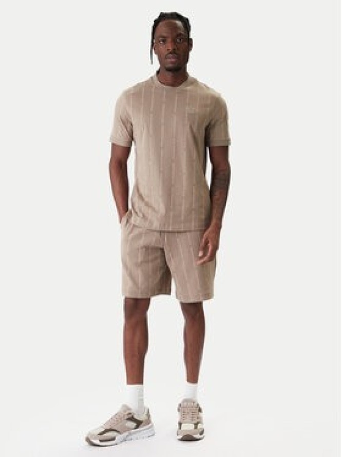 EA7 Emporio Armani T-Shirt 7M001391 AF12874 F1030 Beżowy Regular Fit