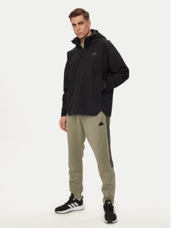 adidas Kurtka przeciwdeszczowa Terrex Traveer RAIN.RDY HG6016 Czarny Relaxed Fit