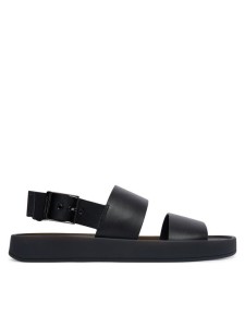 Calvin Klein Sandały Webbing Back Strap HM0HM02095 Czarny