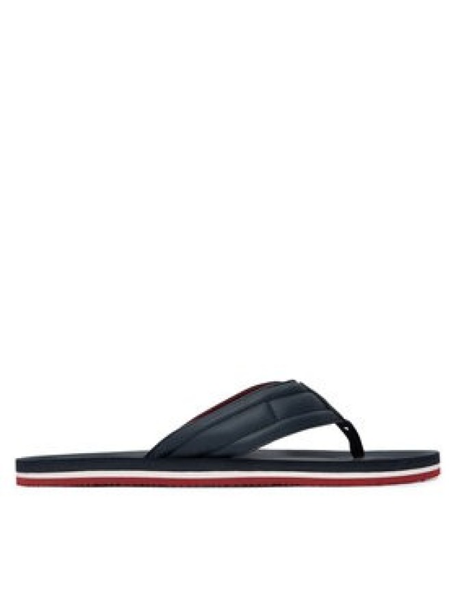 Tommy Hilfiger Japonki Hilfiger Padded Beach Sandal FM0FM05801 Granatowy