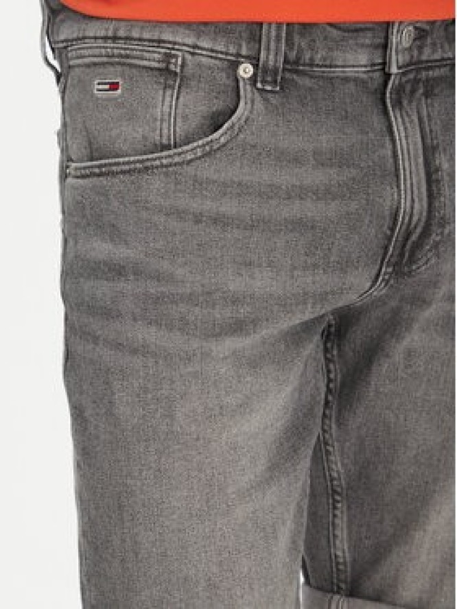 Tommy Jeans Szorty jeansowe Ronnie DM0DM20946 Szary Slim Fit