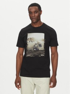 BOSS T-Shirt Te_Dunetrace 50539187 Czarny Regular Fit