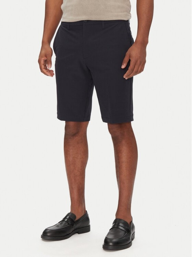 BOSS Szorty materiałowe S_Commuter_10.5 Inch 50540337 Granatowy Slim Fit
