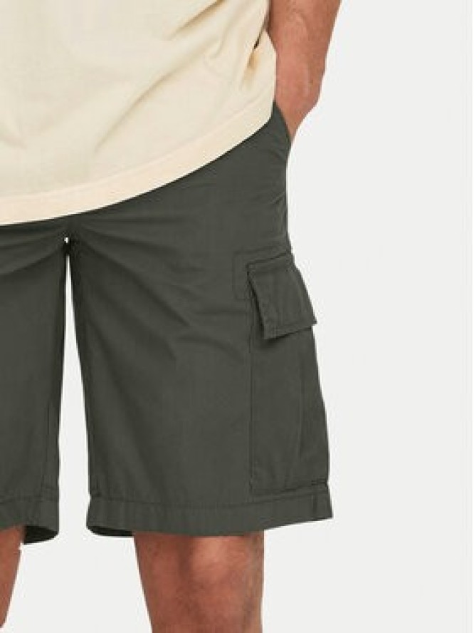 Only & Sons Szorty materiałowe Loc Cargo 22029214 Zielony Regular Fit