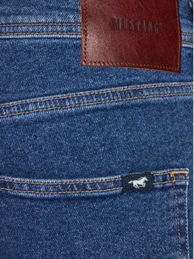 Mustang Jeansy 1014863 Granatowy Slim Leg