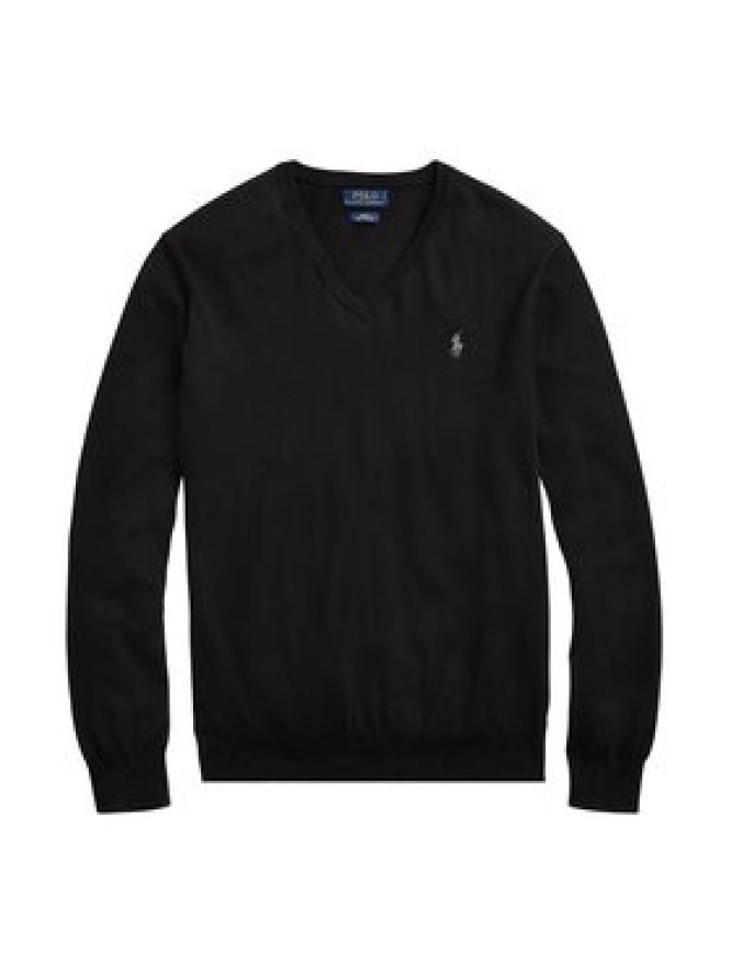 Polo Ralph Lauren Sweter Ls Sf Vn Pp 710670789003 Czarny Regular Fit