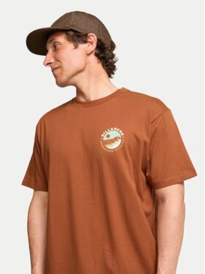 Billabong T-Shirt Rockies EBYZT00380 Brązowy Regular Fit