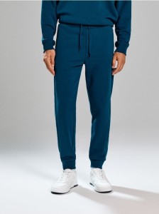 Spodnie regular fit - zielony