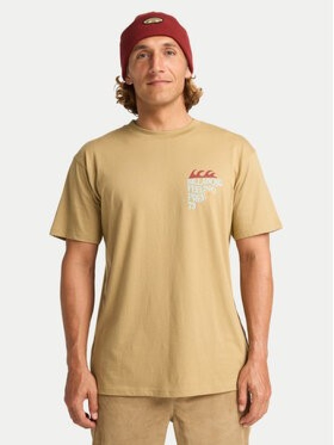 Billabong T-Shirt Twin Fin EBYZT00362 Beżowy Regular Fit