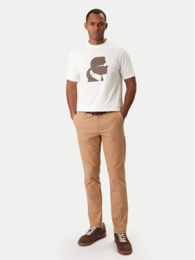 KARL LAGERFELD T-Shirt 755055 561221 Écru Regular Fit