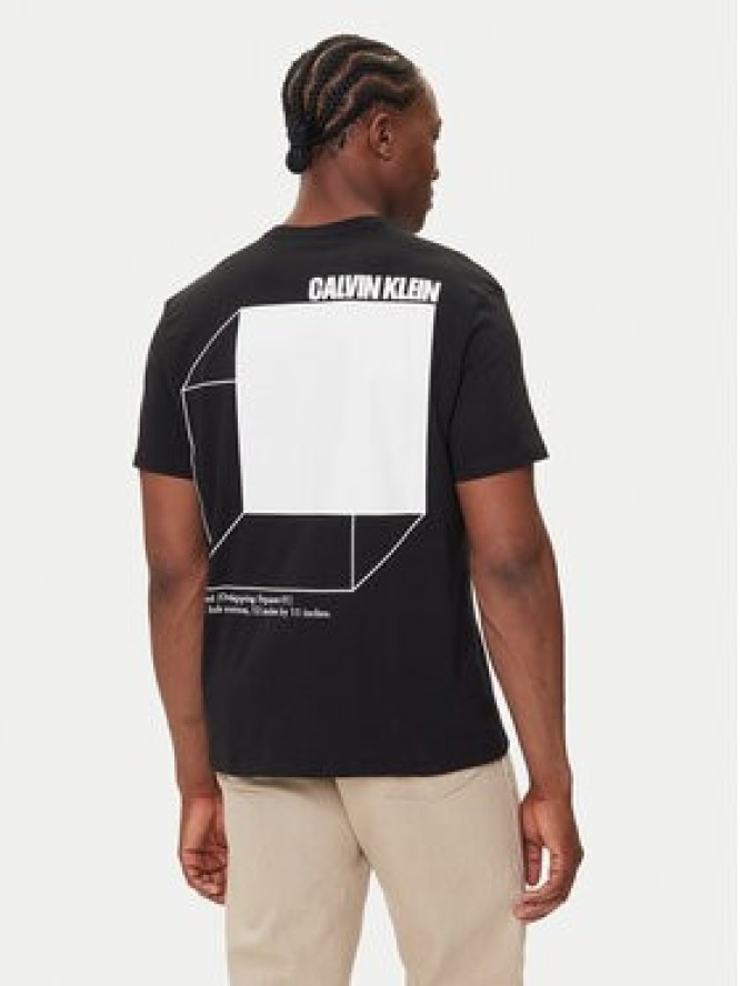 Calvin Klein Jeans T-Shirt 3D Box Graphic LV04RC805G Czarny Regular Fit