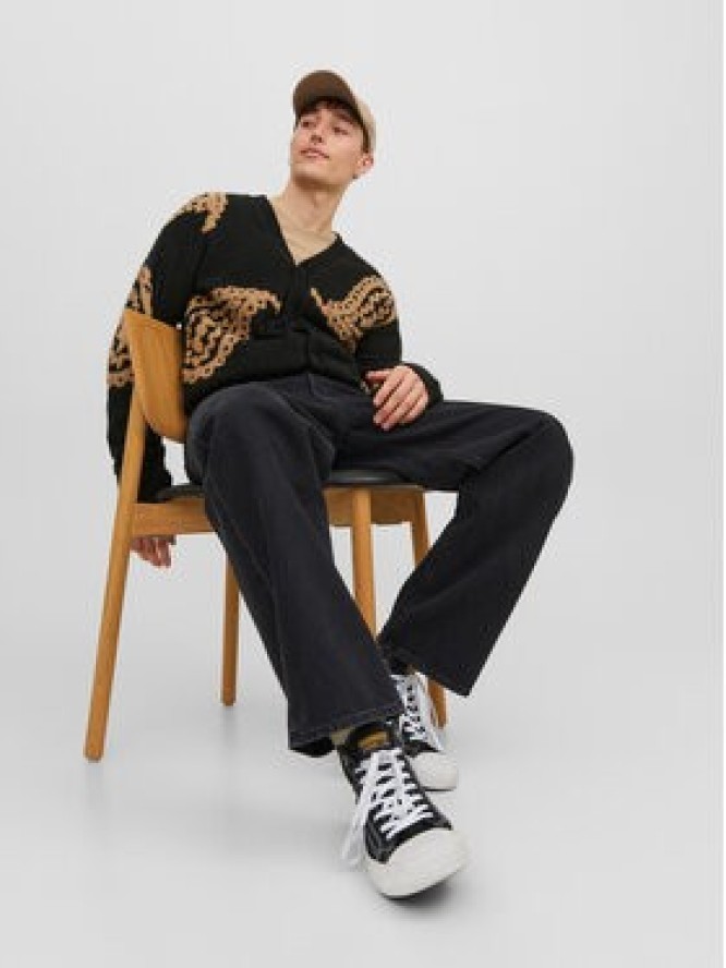 Jack & Jones Jeansy Alex 12236089 Czarny Baggy Fit