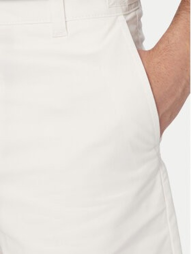 HUGO Szorty materiałowe Genar261S 50567293 Kremowy Slim Fit