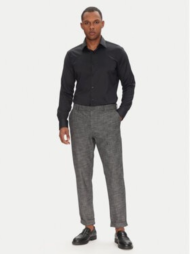 BOSS Koszula P-Hank 50503356 Czarny Slim Fit