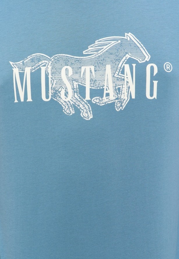 Męski T-Shirt Mustang Style Austin Bluestone 1016858 5180