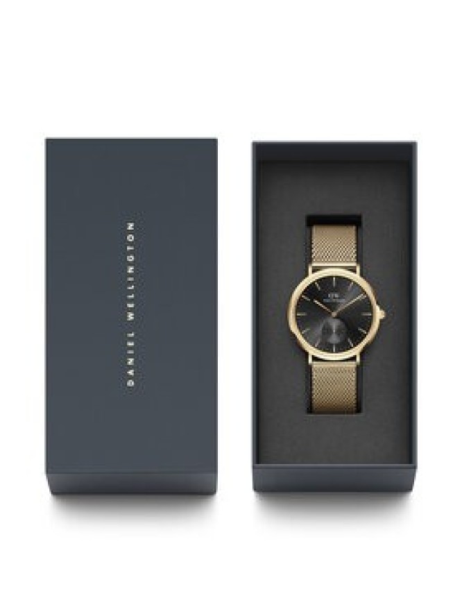 Daniel Wellington Zegarek Classic Multi-Eye Evergold Onyx DW00100713 Złoty