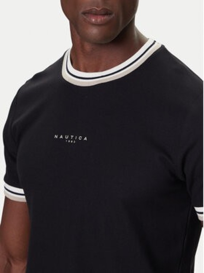 Nautica T-Shirt N1S03473 Czarny Regular Fit
