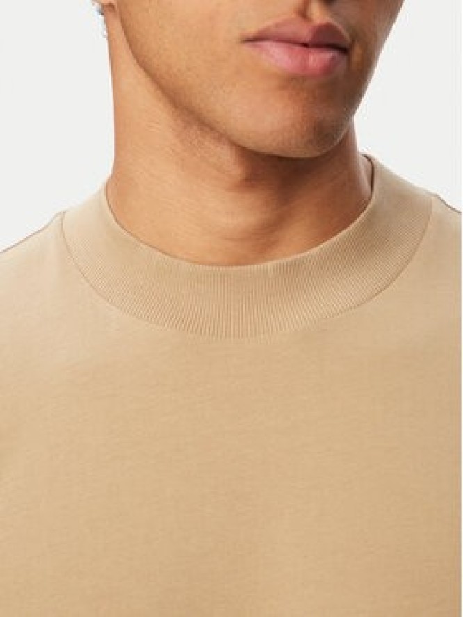 Hugo T-Shirt Nieros 50509991 Beżowy Regular Fit