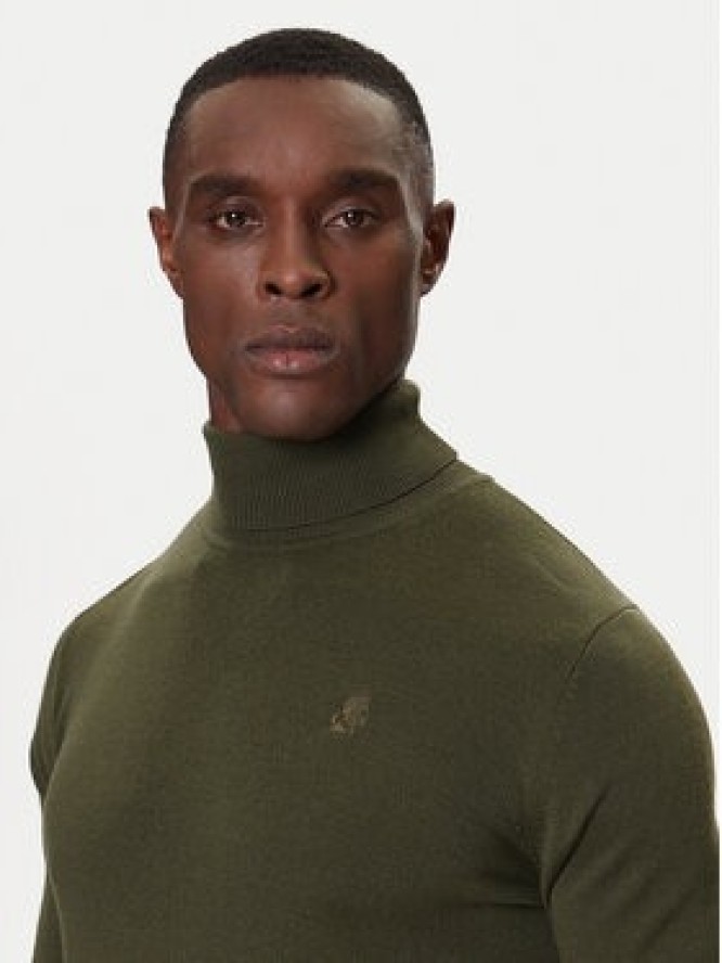 KARL LAGERFELD Golf 655058 554399 Zielony Regular Fit