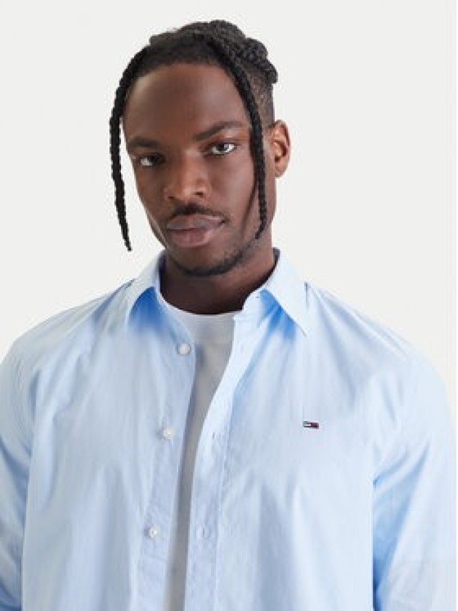 Tommy Jeans Koszula DM0DM22026 Błękitny Regular Fit