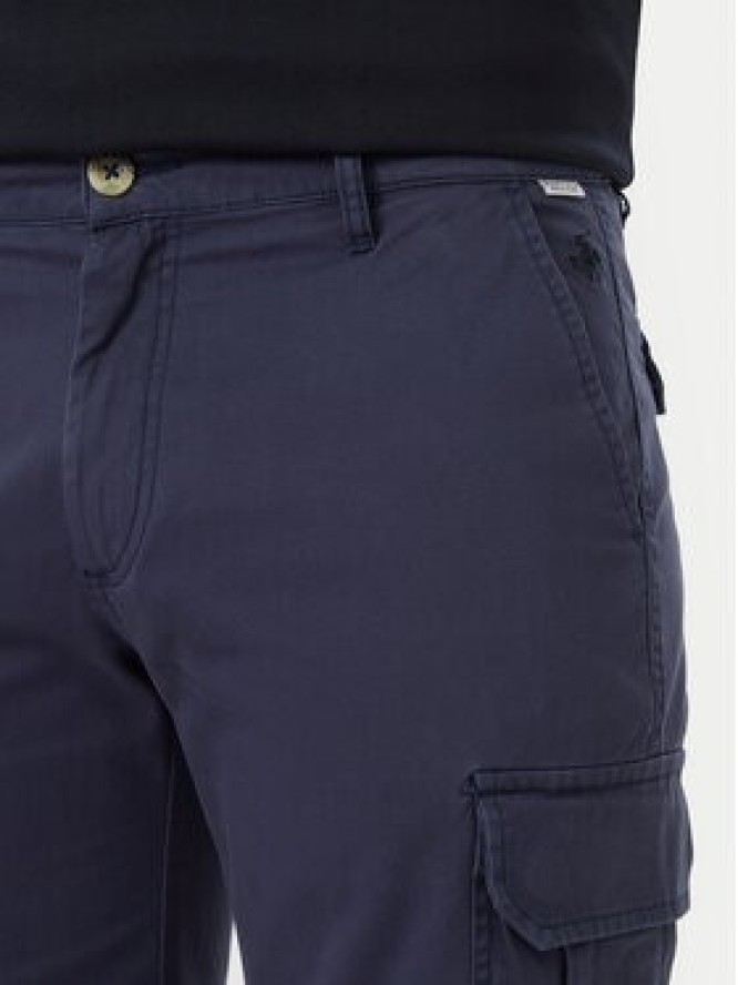 Beverly Hills Polo Club Szorty materiałowe P-SS26M-B476381 Niebieski Regular Fit