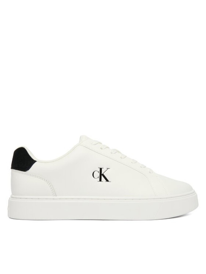 Calvin Klein Sneakersy Classic Cupsole Laceup Lth YM0YM01435 Biały