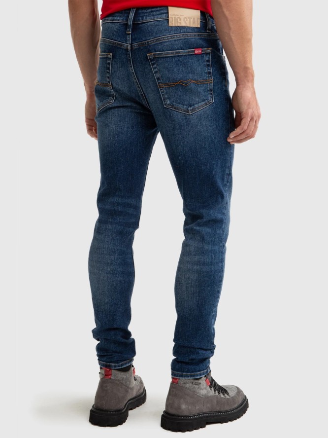 Jeansy męskie granatowe Deric High Waist 526