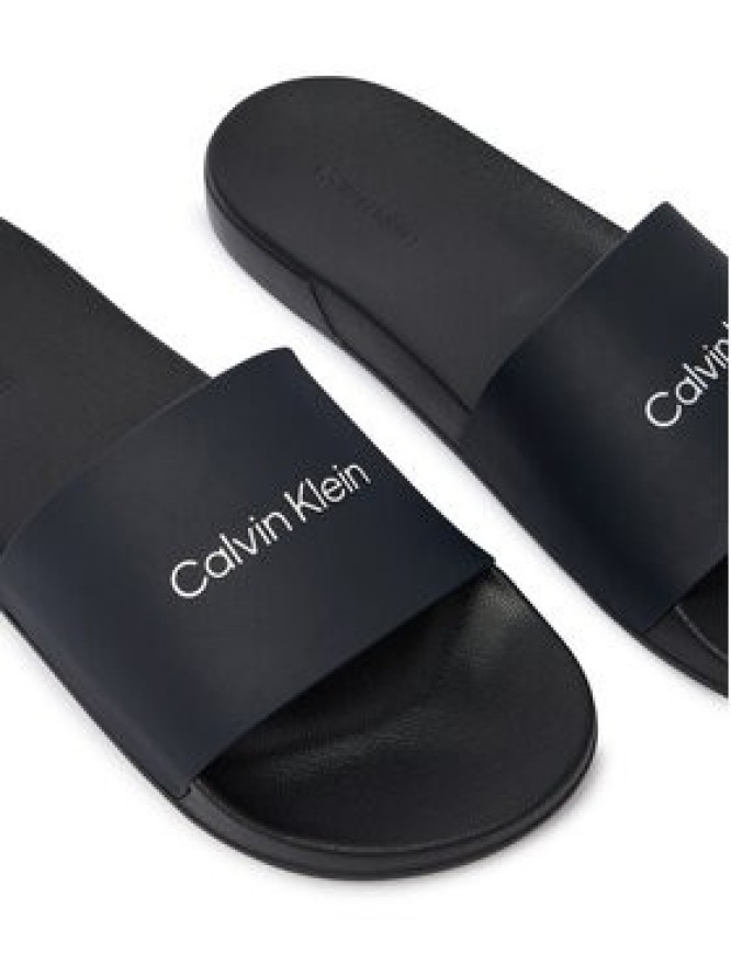 Calvin Klein Klapki Ess Slide Monobrand Cv HM0HM02107 Granatowy