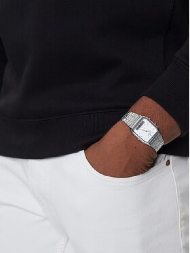 Casio Zegarek AQ-230A-7DMQYES Srebrny