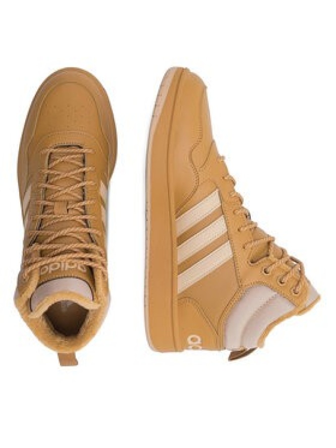 adidas Sneakersy HOOPS 3.0 MID WINTER IF2636 Beżowy