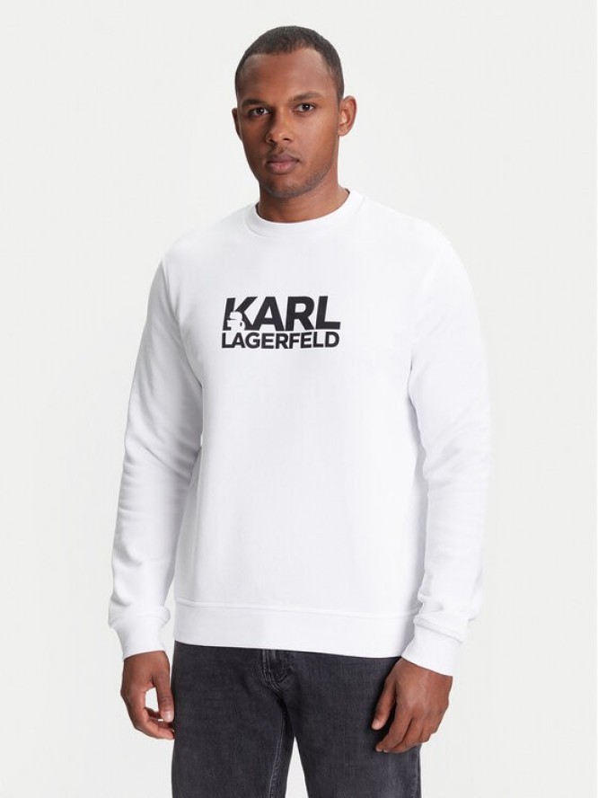 KARL LAGERFELD Bluza 705091 553917 Biały Regular Fit