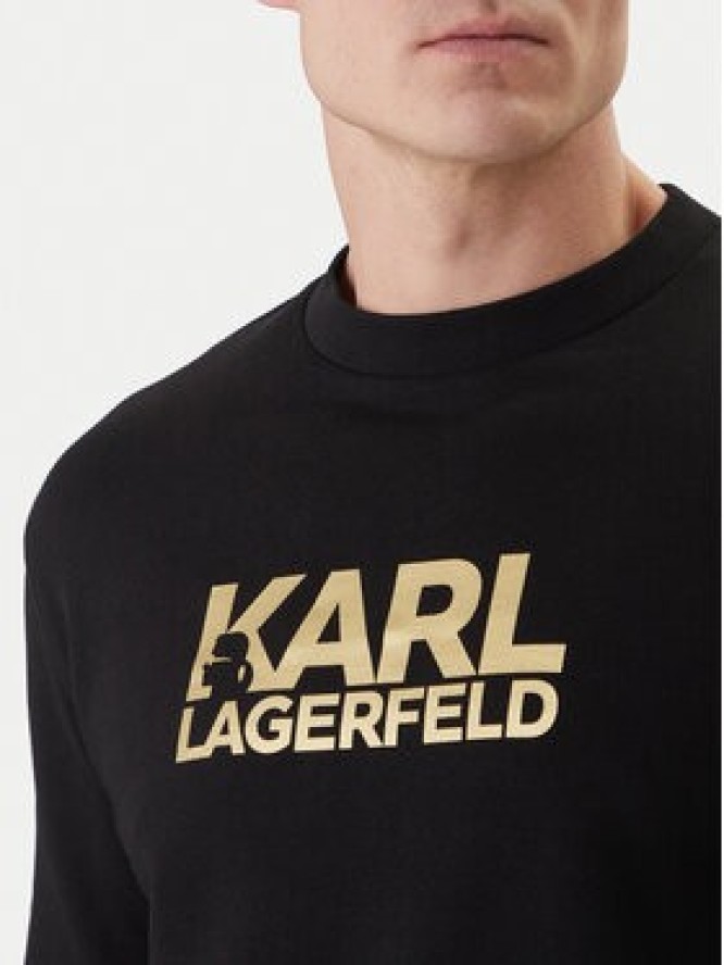 KARL LAGERFELD Bluza 705780 500917 Czarny Regular Fit