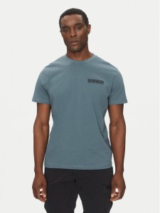 Napapijri T-Shirt S-Vignoni NP0A4ILX Niebieski Regular Fit