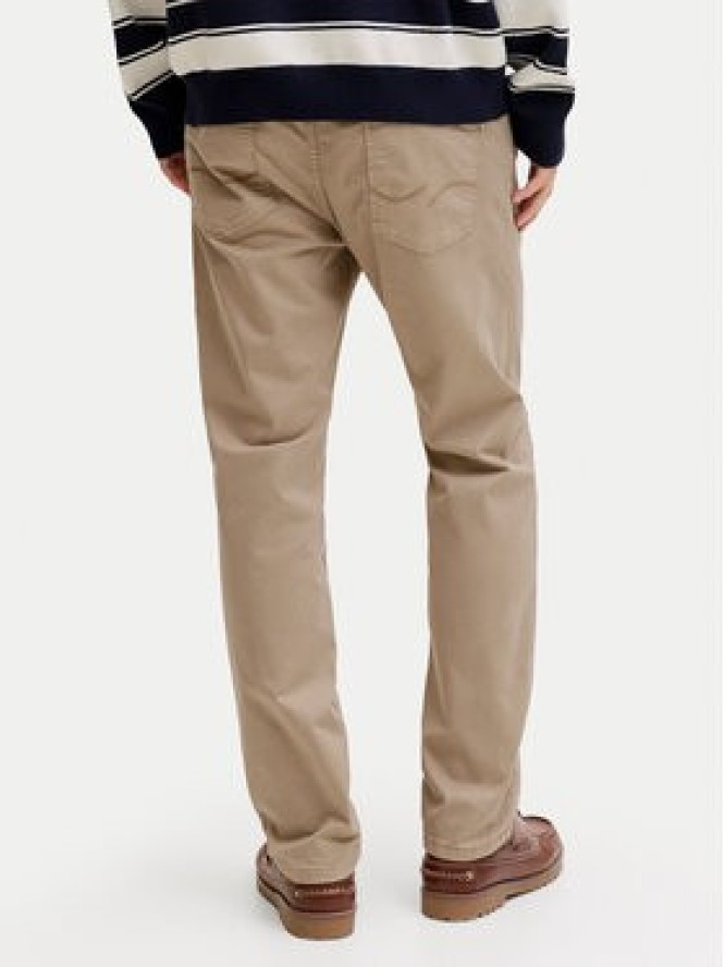 Jack & Jones Spodnie materiałowe Clark Finn 12293328 Beżowy Regular Fit