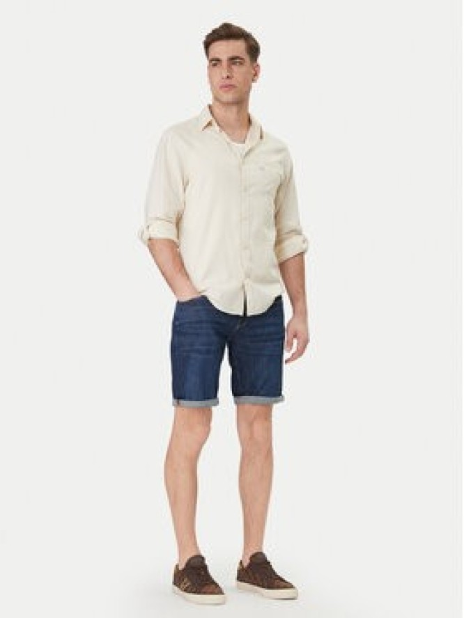 Guess Koszula F6GH06 WG3L0 Beżowy Regular Fit