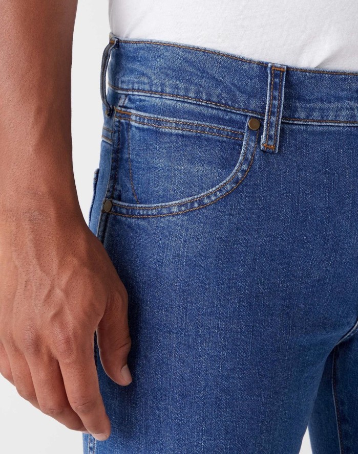 MĘSKIE SPODNIE JEANSOWE WRANGLER LARSTON BEST ROCKS W18SHR36B 112127512