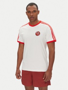adidas T-Shirt JD0716 Biały Slim Fit