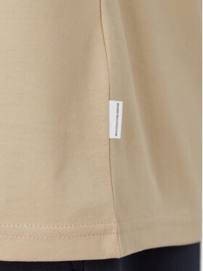 Beverly Hills Polo Club T-Shirt P-FW26M-TS1536 Beżowy Regular Fit