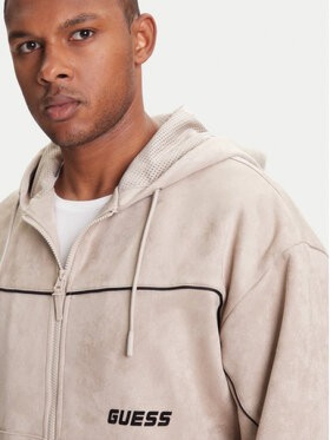 Guess Bluza Z5YQ05 KCJY2 Beżowy Regular Fit