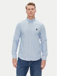 Tommy Hilfiger Koszula Heritage MW0MW39235 Błękitny Regular Fit